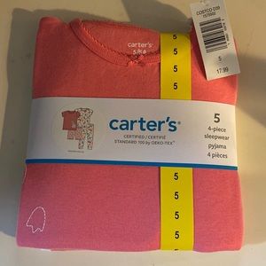 BNWT Carters 4-piece sleepwear. Size 5